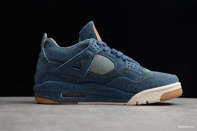 One Kick Denim Air 4 Nike Levi's x AO2571-401 Jordan 0812